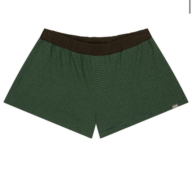 038 PINSTRIPE SHORTS GREEN