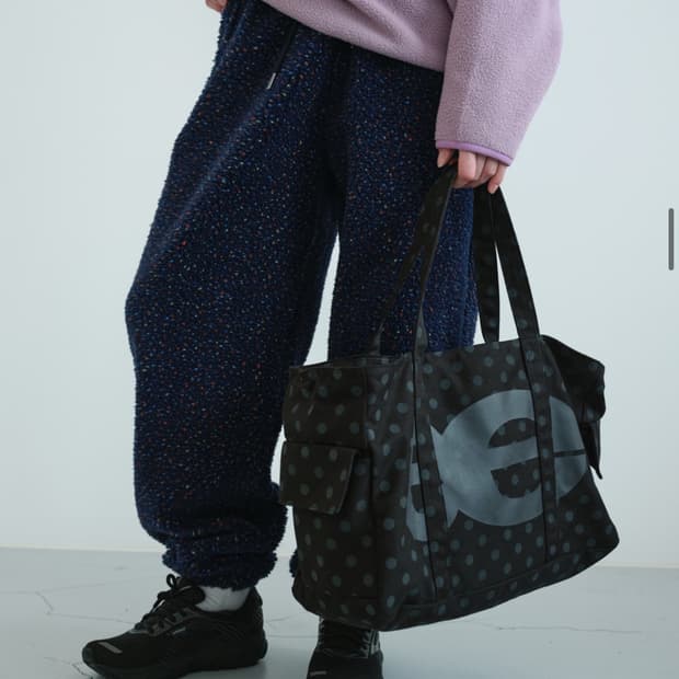 엔조블루스 enzoblues 도티 부클 조거 팬츠 (navy)