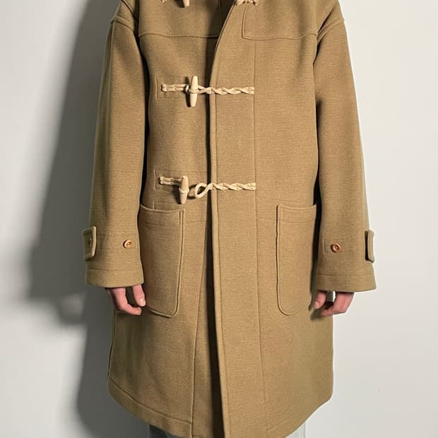 캡틴선샤인 베이지 후드 더플코트 (on.597)  