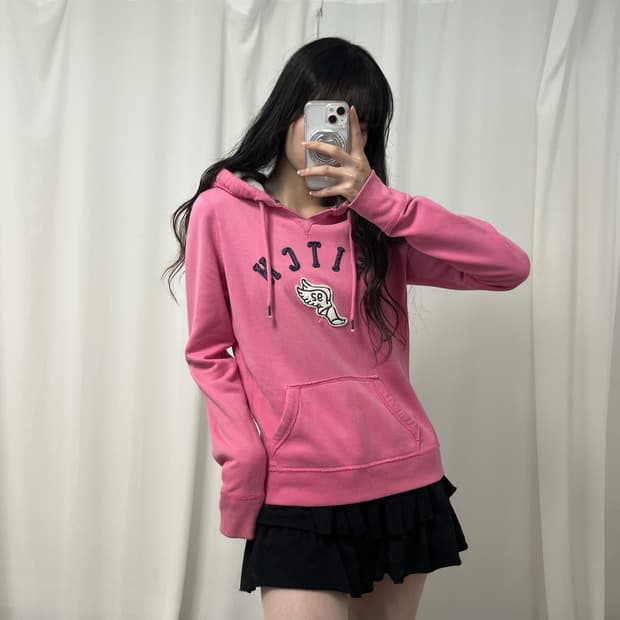 Abercrombie pink hoodie