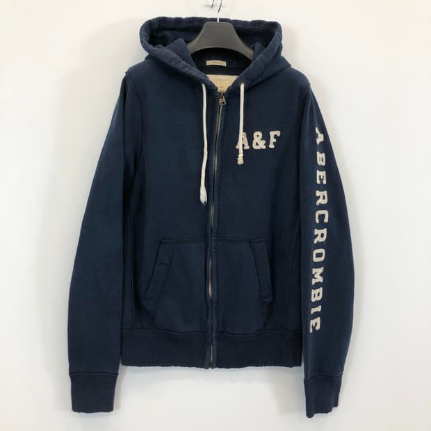아베크롬비 Y2K 스펠아웃 후드집업 XL