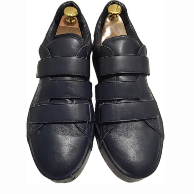 Jil Sander Velcro Leather Sneakers