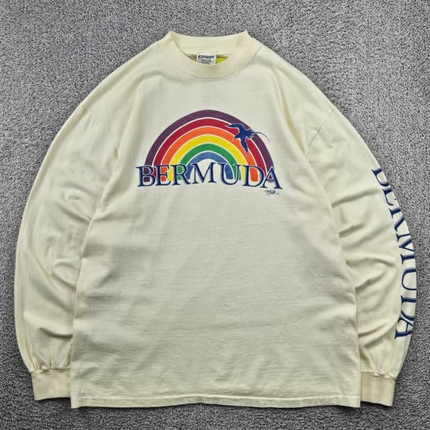 1983 USA 헤인즈 싱글스티치 롱슬리브 긴팔티셔츠 (XL)/11798