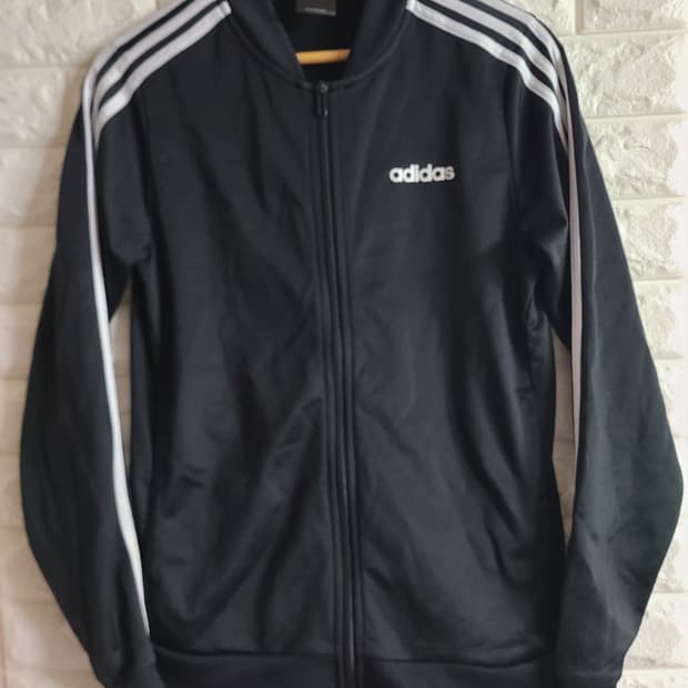 아디다스 삼선 트랙탑 블랙(55-66)