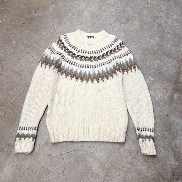 90’s 아크릴 에스닉 니트