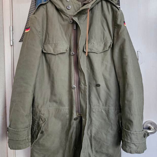 80s 독일군 스노클파카 gr11 내피포함 