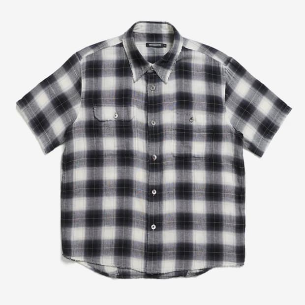 해칭룸 2pk 디스트로이드 옴브레 셔츠 4사이즈 판매합니다.