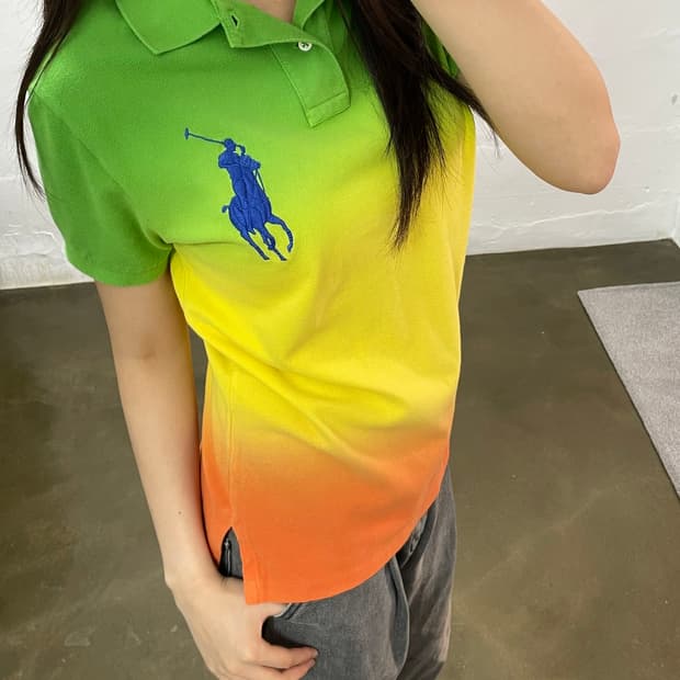 폴로 랄프로렌 그라데이션 카라티 M