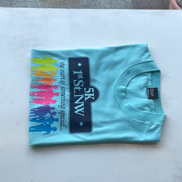 90 “1st Street Northwest 5K Run” T-shirt