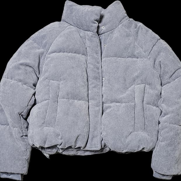 스파오 코듀로이 패딩