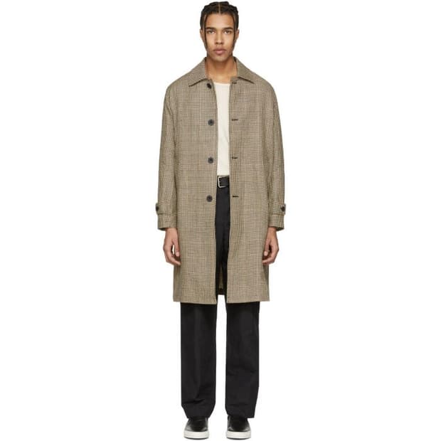 OUR LEGACY  Houndstooth Classic Car Coat