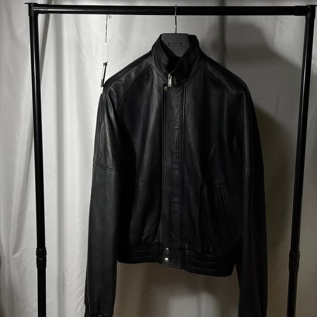 [L] 루단 레더 블루종