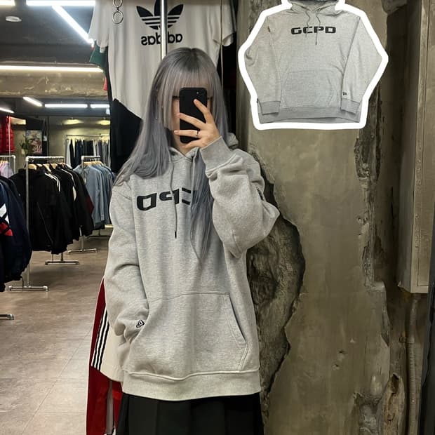 뉴에라 배트맨 80주년 기념 GCPD 기모 후드티 그레이 110  #cs