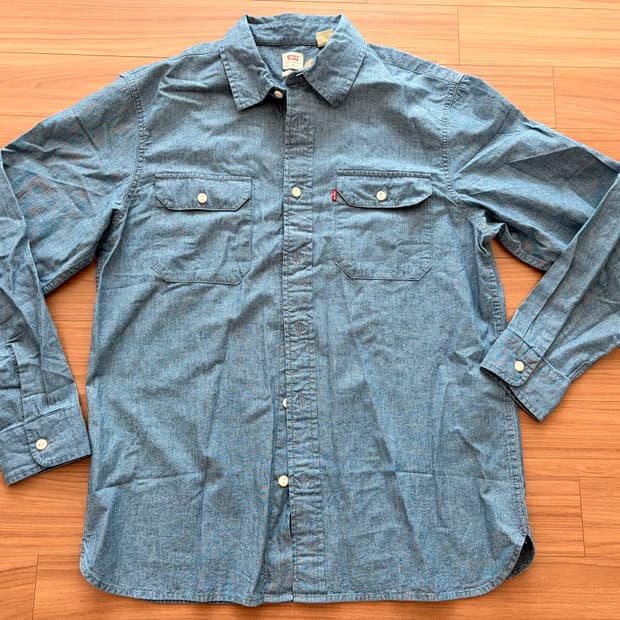 리바이스 남성 릴렉스드핏 샴브레이 셔츠 US M(100~105 정도) 새