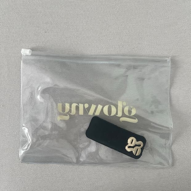 글로니 벨벳 헤어핀 블랙 GLOWNY HAIR PIN - Black Ve