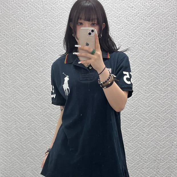 폴로 랄프로렌 독일 치프키프 레트로 캐주얼 반팔 카라티 XL C10909