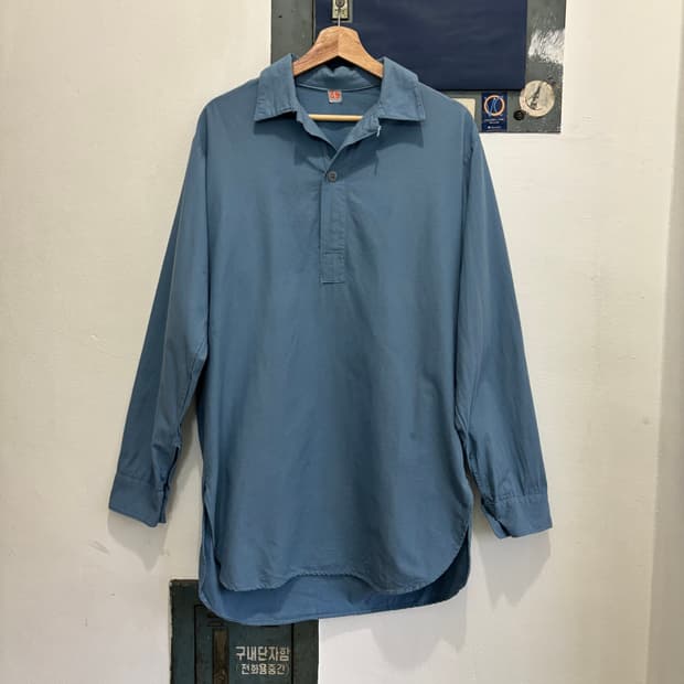 60s Swedish Military Sleep Shirt