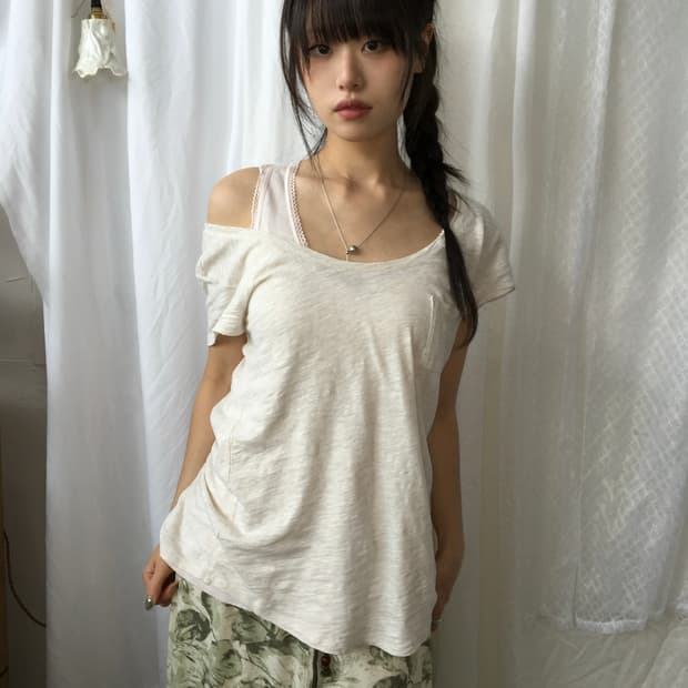 ⊹ Pink Lace Sleeveless set