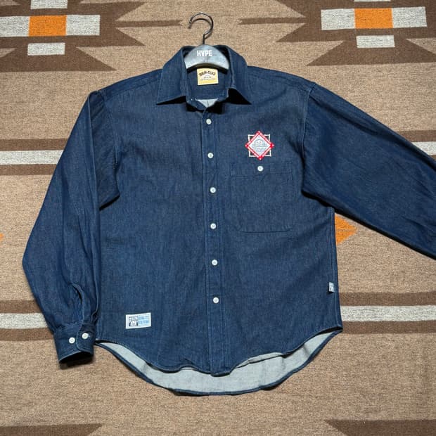 재팬 Sea Dog 데님 셔츠 M 100