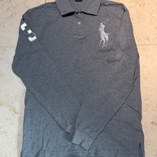 폴로 랄프로렌 빈티지 빅포니 실버 카라티