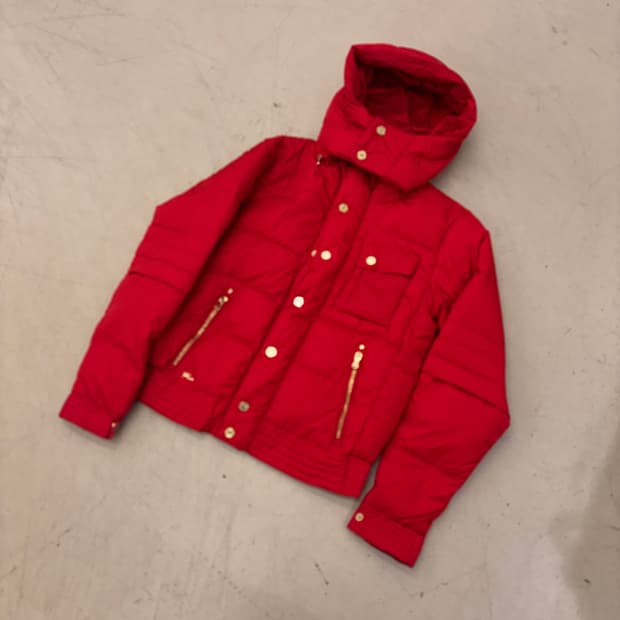 폴로 랄프로렌 골프 덕다운 레드 패딩