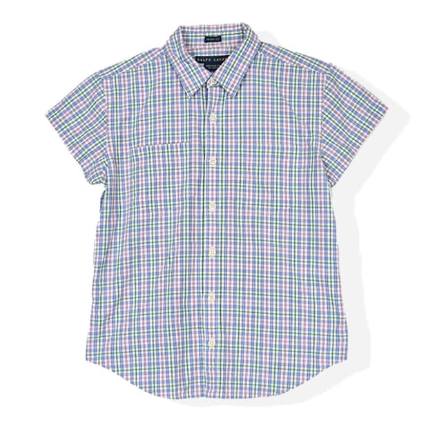 폴로랄프로렌 윈도우페인 포켓 하프 셔츠 (2)