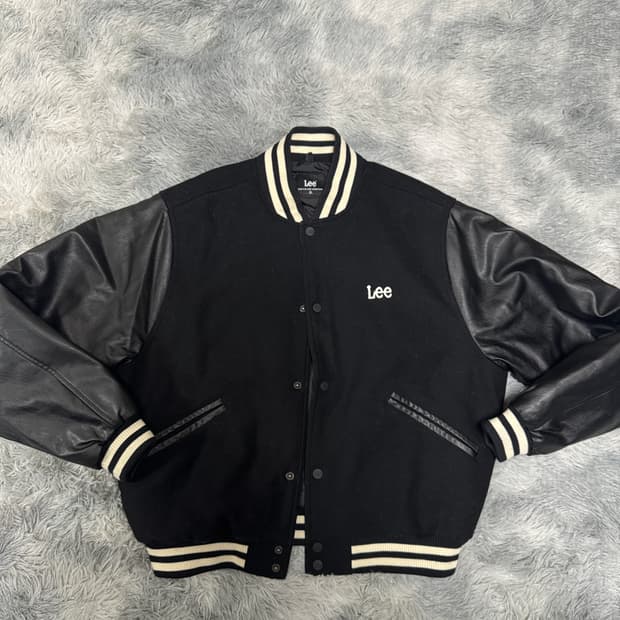 LEE 울 가죽바시티 자켓 M사이즈 