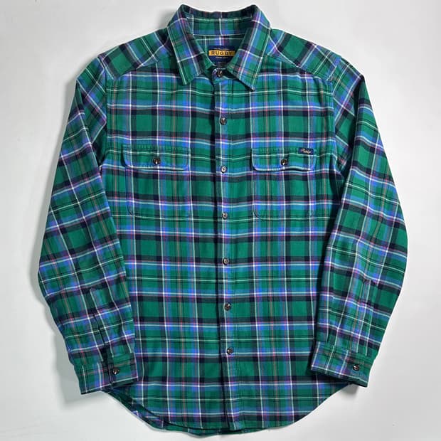 폴로 럭비 파이렉스 플란넬 체크 셔츠