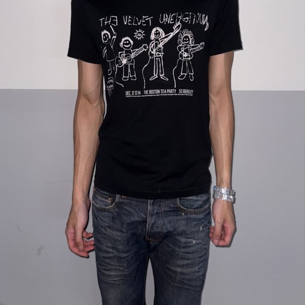 Hysteric Glamour xxx X 벨벳 언더그라운드 T-shirt