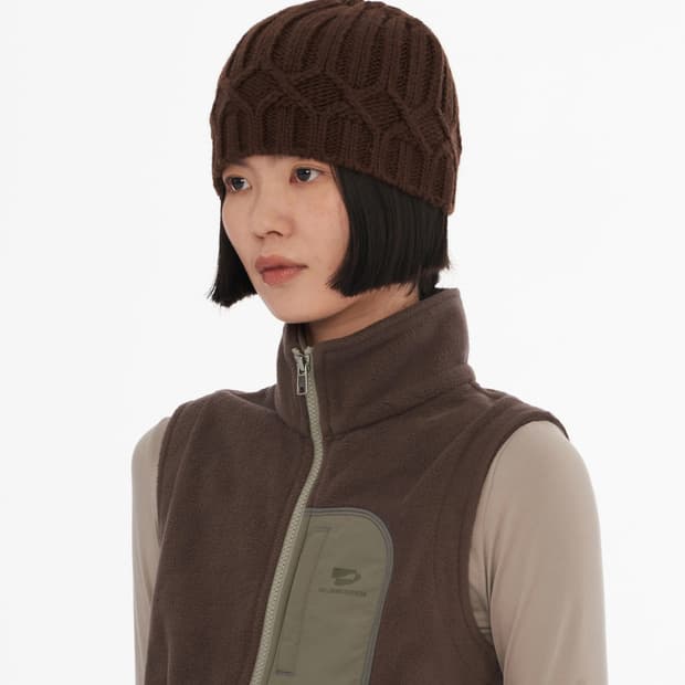 wellbeing express 웰빙 익스프레스 울 크로켓 비니