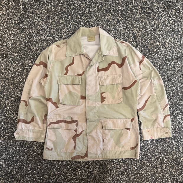 US Army 미군 커피스테인 데저트 사막 셔츠 자켓 (M)  