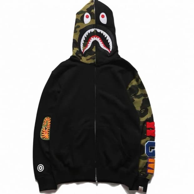 베이프 후드집업