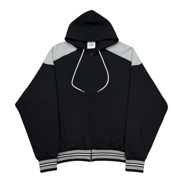 본투윈 후드집업 자켓 블랙 1