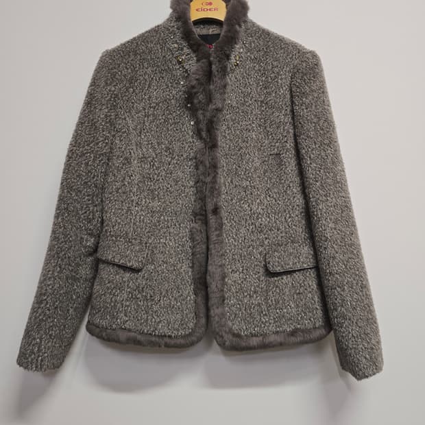 요하넥스 모알파카 렉스퍼 트리밍 자켓