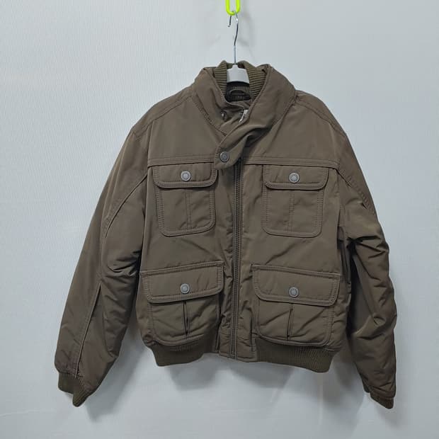 아르마니 쥬니어 카키색 포켓 봄버 자켓 10y