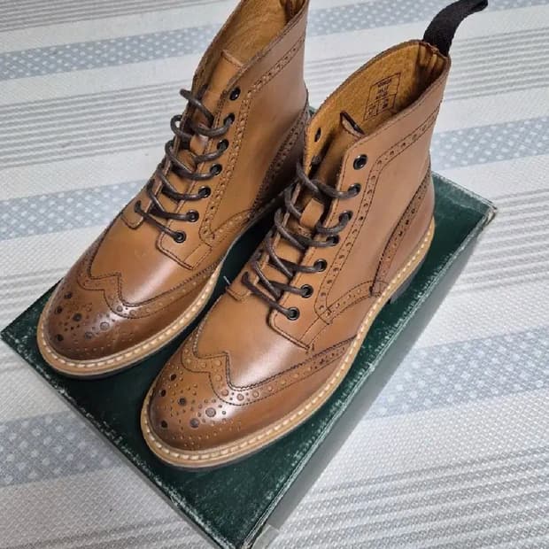 (새상품) 장까를로 모렐리 윙팁 부츠 270사이즈