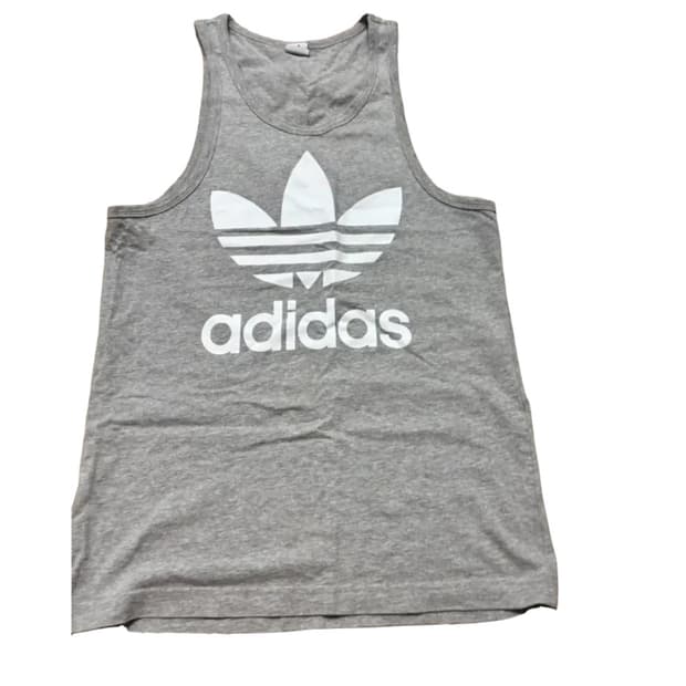아디다스 회색 민소매