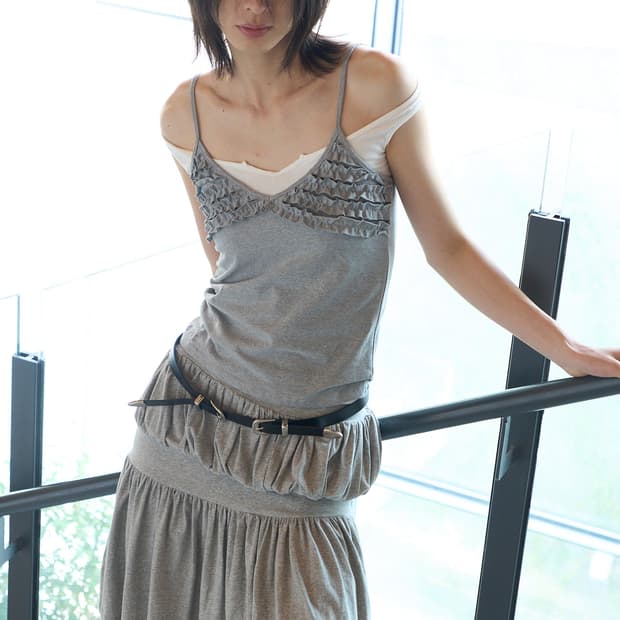 cerric/Frill Bustier Sleeveless