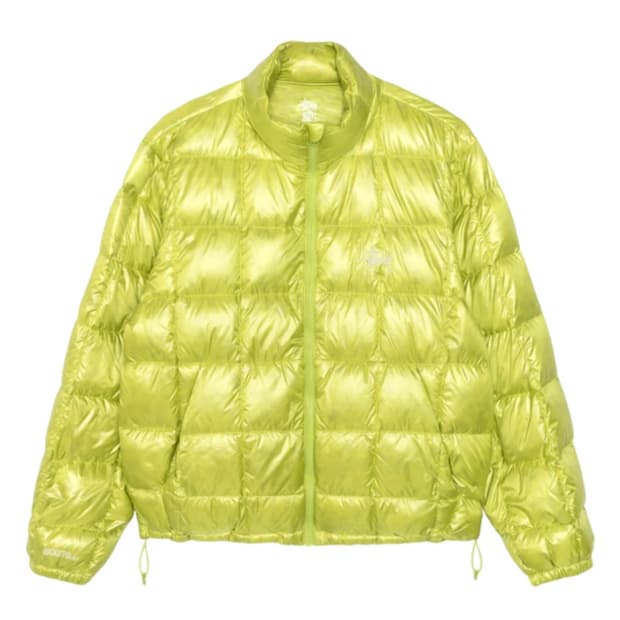 [1회착용] Stussy 스투시 미드웨이트 푸퍼 라임