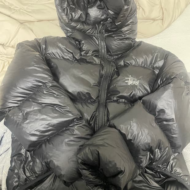 스투시 마이크로 립스탑 다운파카