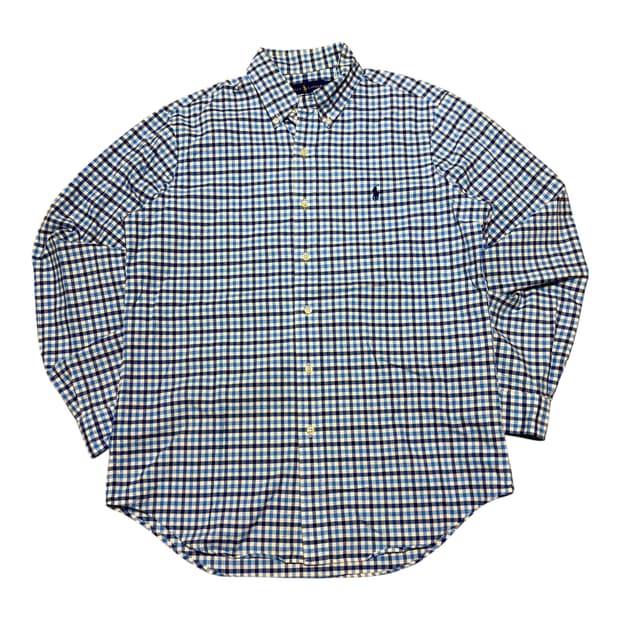 폴로 랄프로렌 깅엄 체크패턴 셔츠