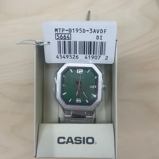 카시오 카비투스 MTP-B195D-3AVDF 그린