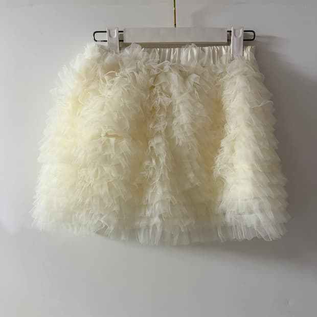 새상품 여자 두툼 플리츠 스커트