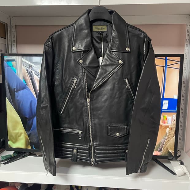 XL) 유니폼브릿지 산양가죽 라이더자켓