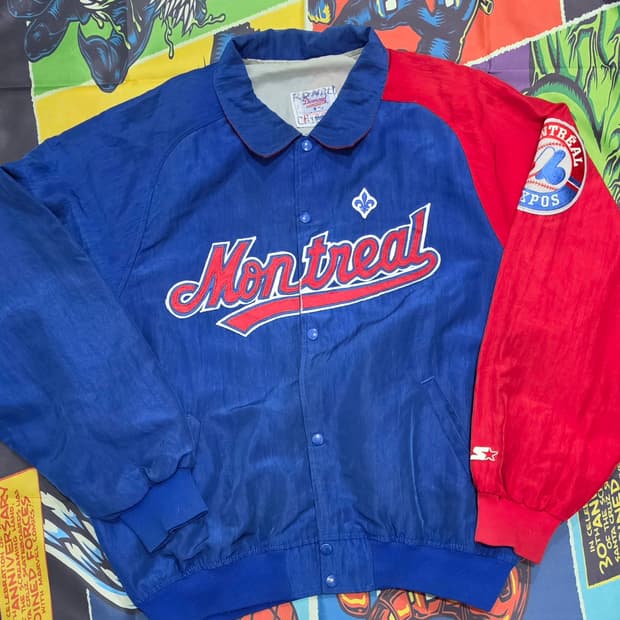 90's STARTER Montreal Expos 자켓 XL