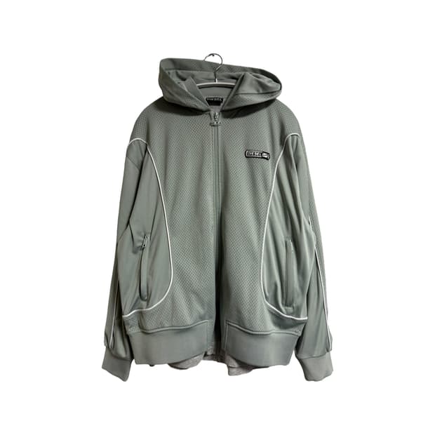 디젤 그레이 후드 집업 글렌 마틴스