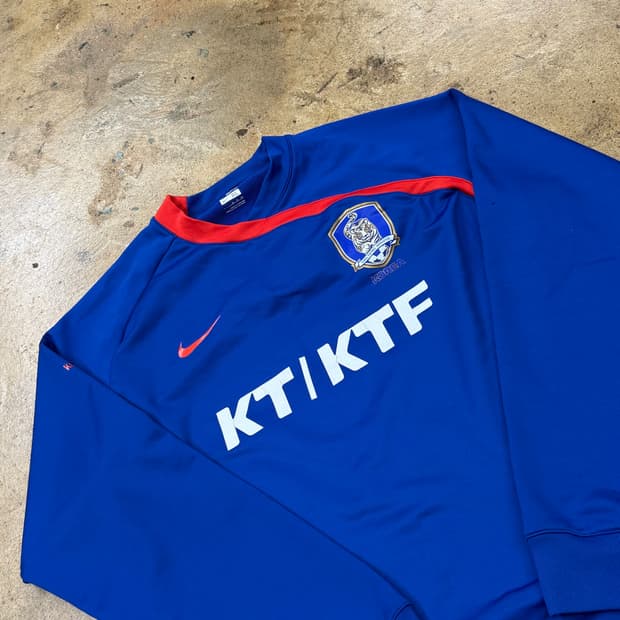[정품/XL] 나이키 대한민국 축구 국가대표팀 KTF 맨투맨 b18