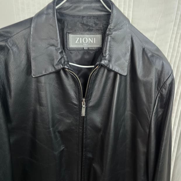 이태리 빈티지 소가죽자켓 