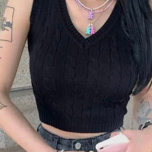 페일제이드 케이블 니트조끼 베스트