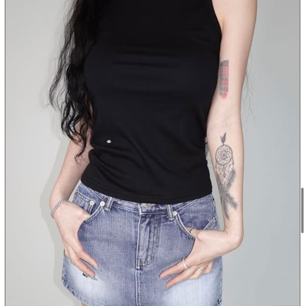 페일제이드 Chewy Basic Halter Sleeveless